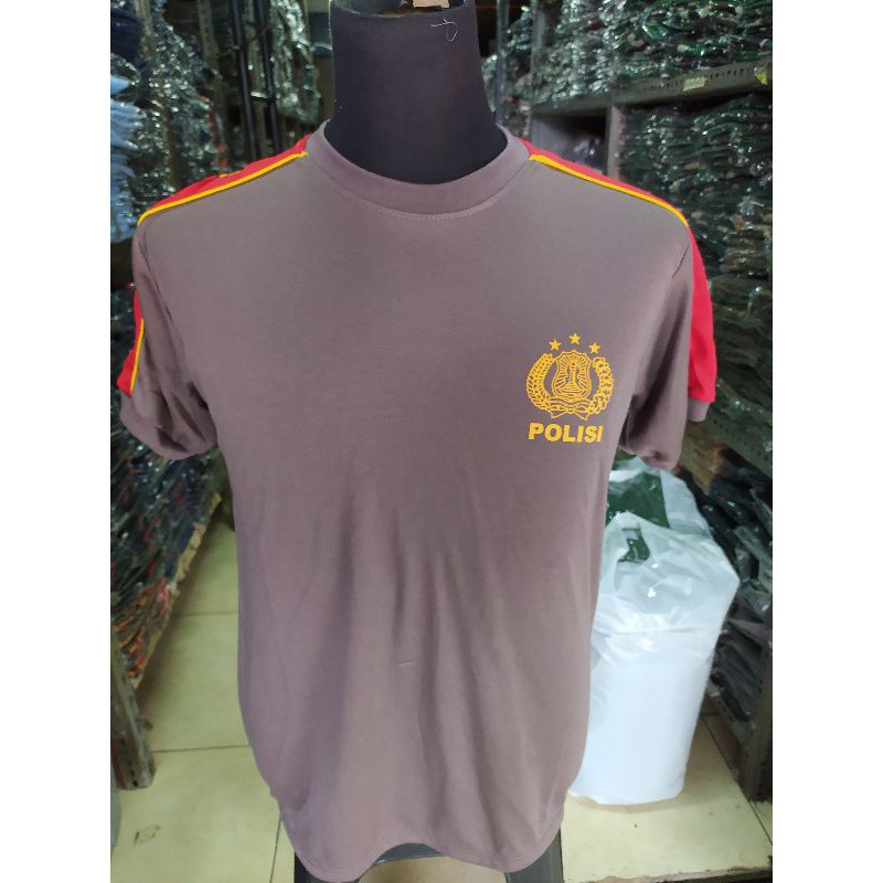 KAOS POLISI KOMBINASI - KAOS POLOS POLISI - KAOBLONG POLISI