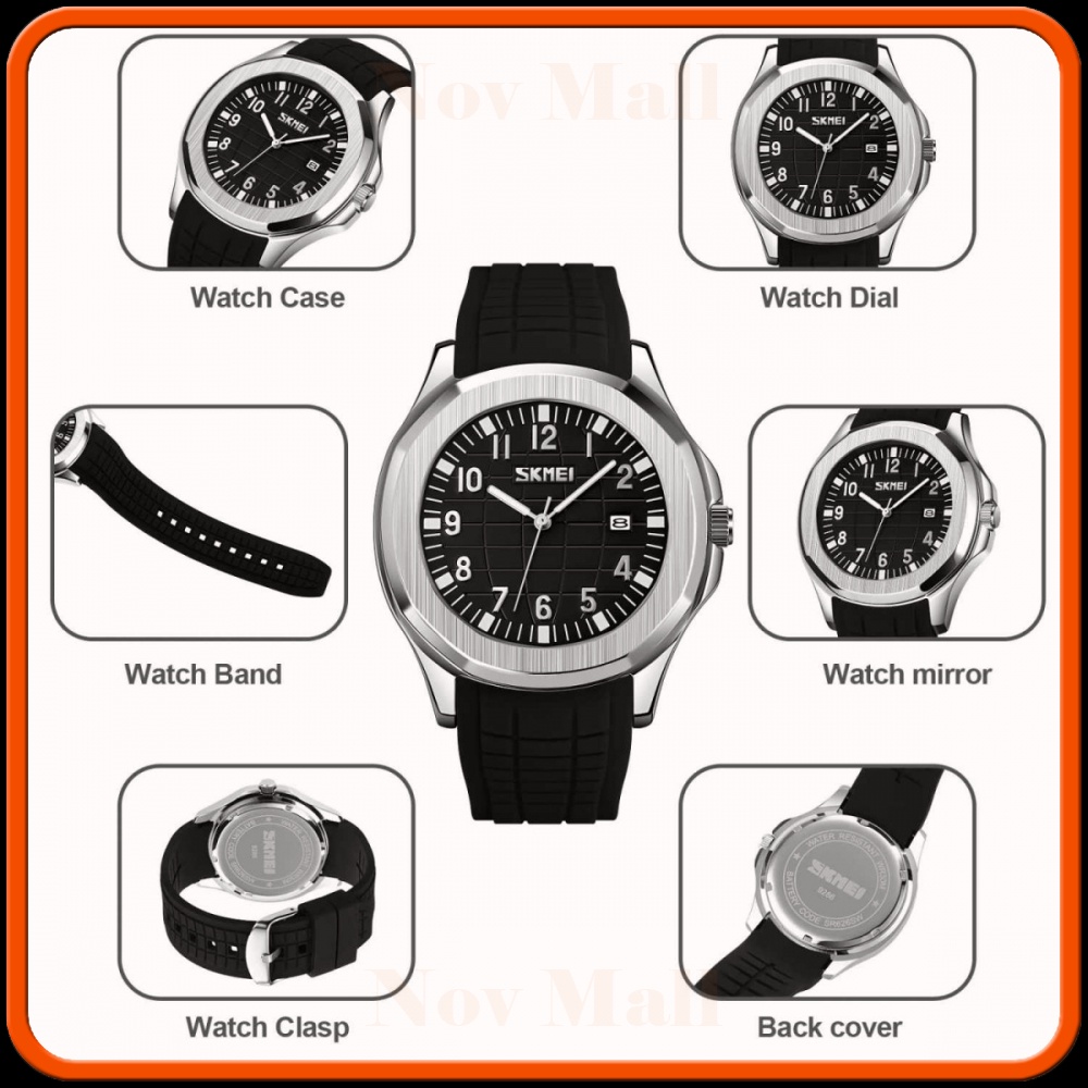 SKMEI Jam Tangan Pria Analog Sporty Waterproof Stratch Resistant - 9286