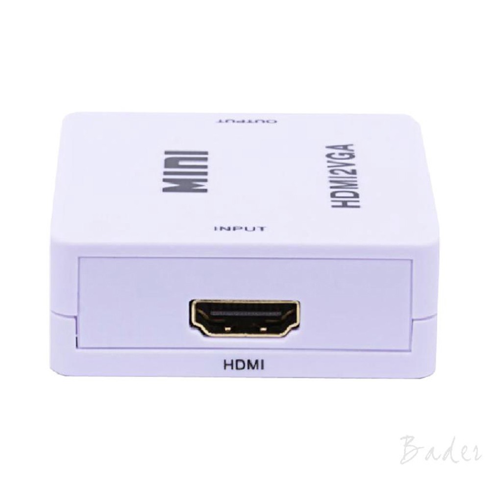 HDMI2VGA Converter HDMI To VGA Mini Adapter HD Video 1080P