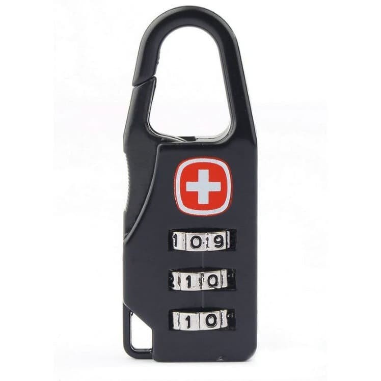 Gembok Swiss Password Code Lock Kunci Koper Tas Locker Kombinasi Angka Travel Bag