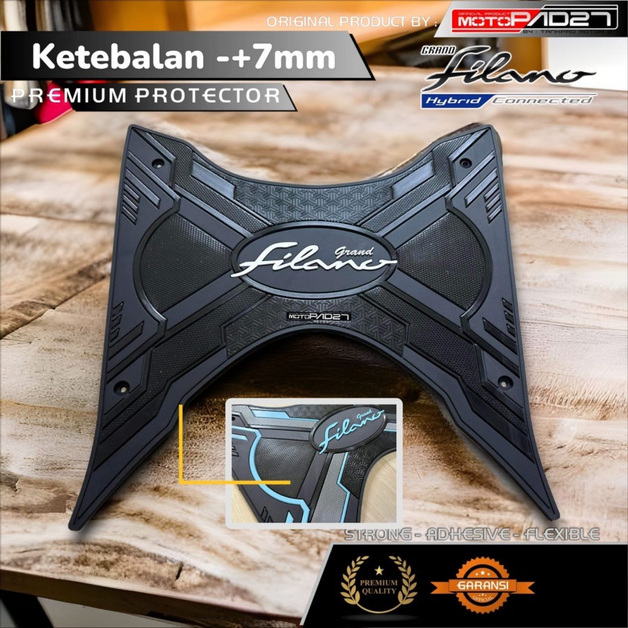 Karpet Grand Filano 2023 V1 Bordes Pijakan Kaki Grand Filano 2023 Bahan Karet Tebal 7mm premium