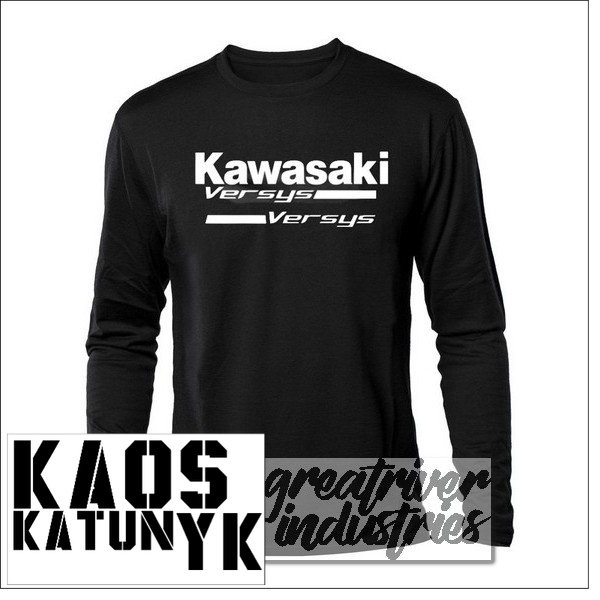 kaos kawasaki versys ( lengan panjang ) cotton