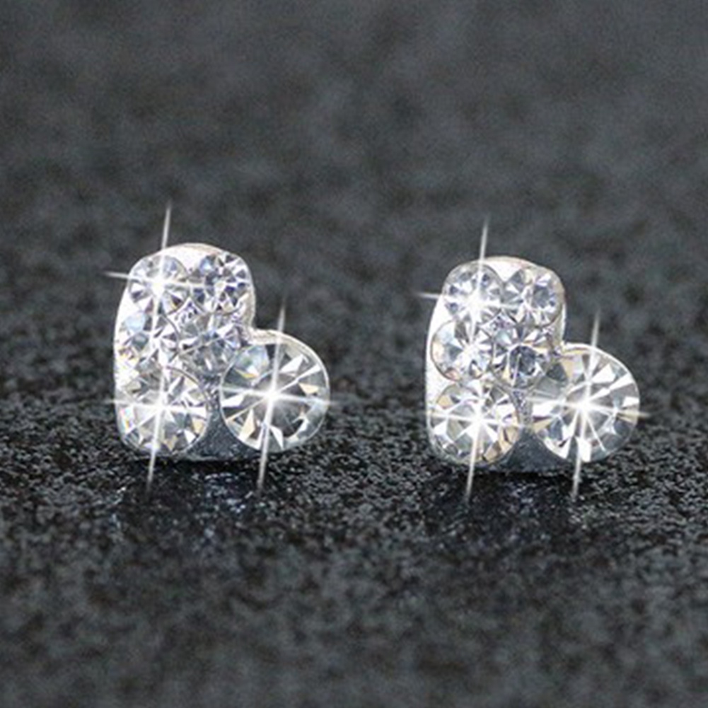 1pasang Anting Tusuk Bentuk Bintang Mutiara Hati Menawan Untuk Wanita Perempuan/Anting Zircon Bola Mutiara Baru Elegan Untuk Pengantin Pernikahan