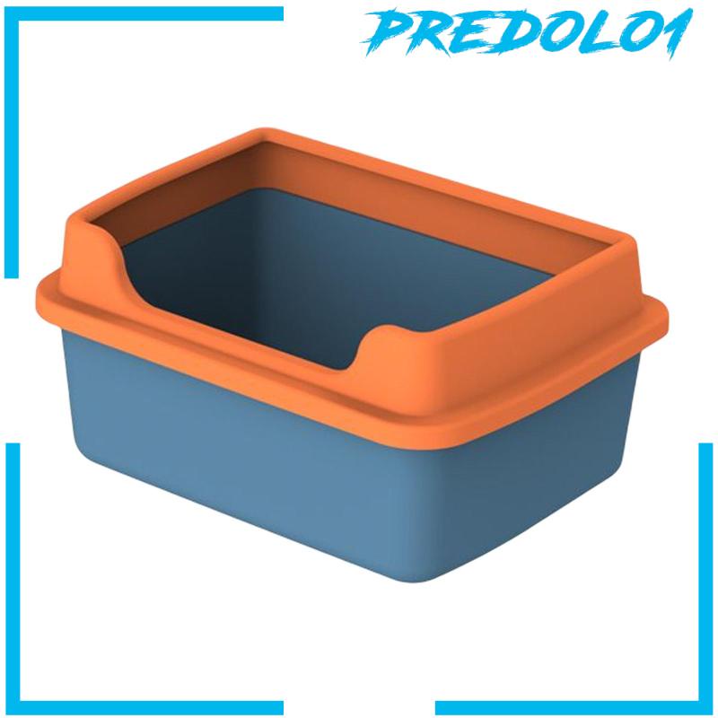 [Predolo1] Kotak Kotoran Kucing Untuk Kucing Indoor Open Air for Kitten Litter Box Low Entry