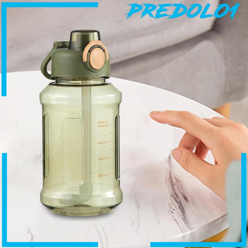 [Predolo1] Botol Olahraga 850ml Water Jug Reusable Dengan Kettle Timbangan Untuk travel