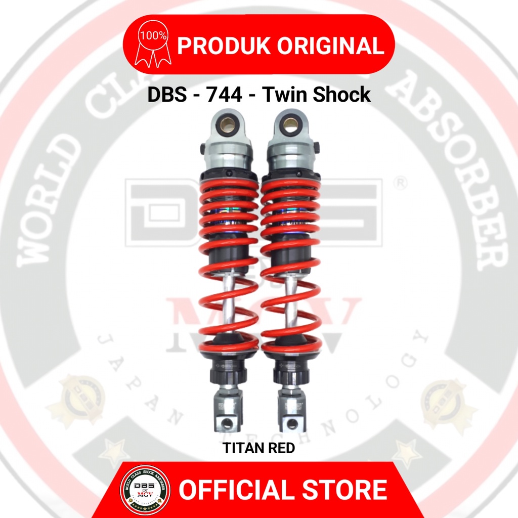 [ BISA COD ] Shock Non Tabung DBS 744 CNC SERIES Yamaha AEROX 155 NOUVO Z