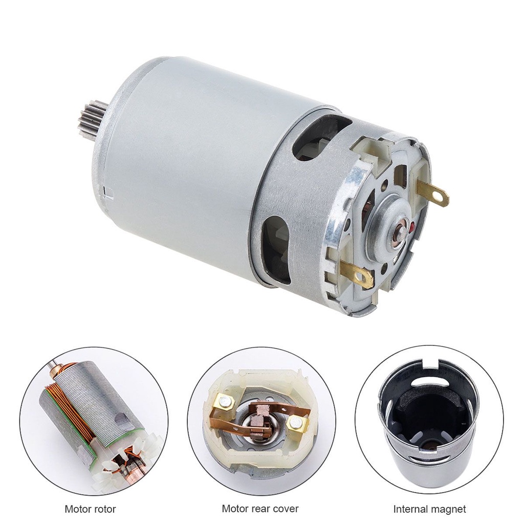 Rs550 Motor DC 8.2mm 14gigi Diameter Gear Micro Motors 21V 28000RPM Lithium Electric Saw Motors Untuk Mini Saw Reciprocating Saw