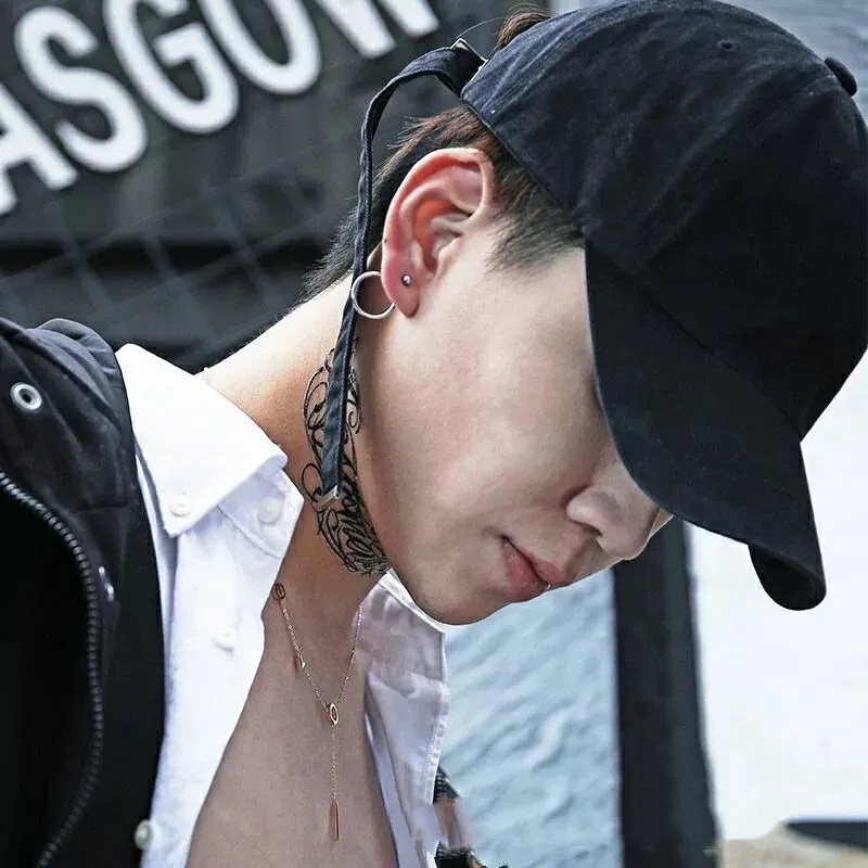 Magic789 Cool Hollow Circle Small Beads Stud Earring for Men Women Personality Round Earrings Punk Ear Accessories Daily Wear