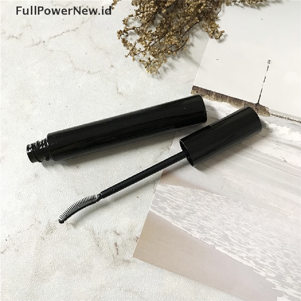 Power Portable Tabung Maskara Kosong Eyelash Bottle Wadah Botol Cairan Tutup Hitam ID