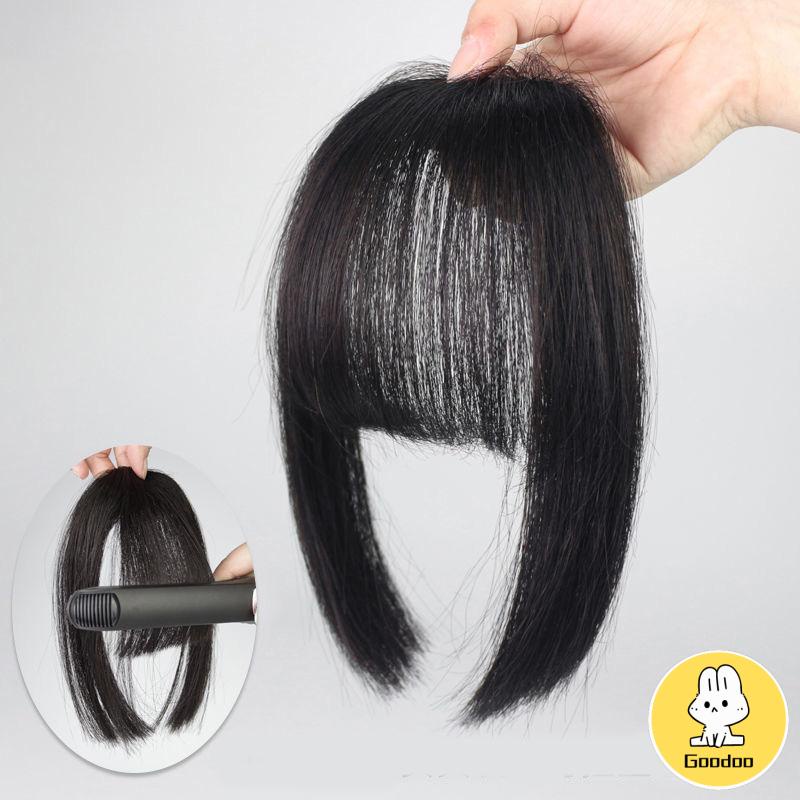 Toupee human Hair Tempelan penutup botak rambut asli toupee tipis layer rambut asli -Doo