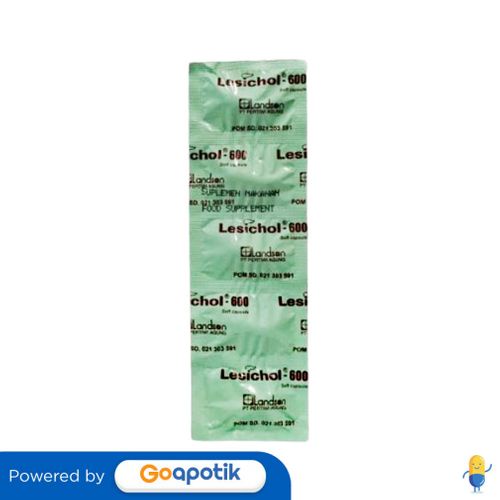 Lesichol 600 Mg Strip 5 Kapsul