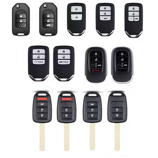 Untuk Honda All-New City/CRV/Accord/Civic 2016-2021 Keyless Remote Kunci Mobil Silikon FULL Cover Casing