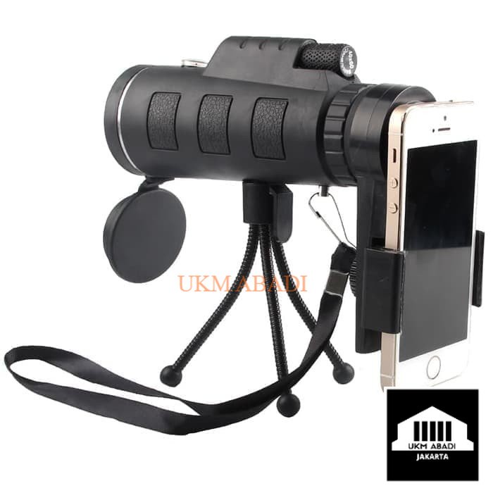 Teropong Telescope HP Tablet Lensa Telezoom Monocular 40x60 Tripod 114