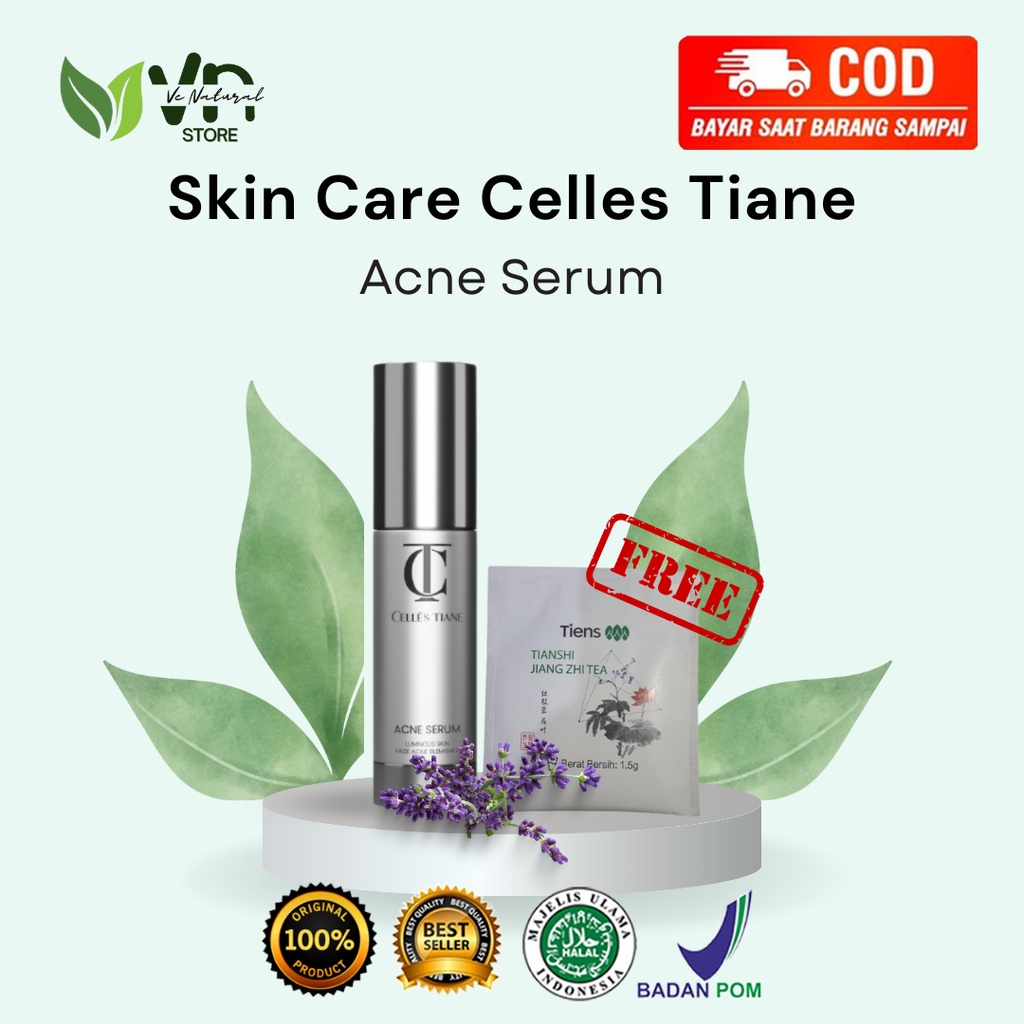 SERUM OBAT JERAWAT AMPUH TIENS CELLES TIANE ACNE SERUM ORIGINAL / BISA COD SERUM WAJAH JERAWAT CELLE
