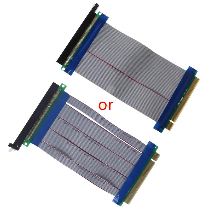 Btsg PCIe 16X Riser Extender Card Adapter Kabel Fleksibel PCI Untuk Express PCI-E 16X Ke