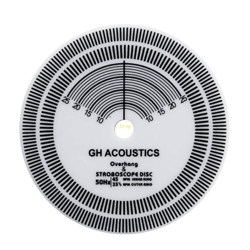 Bt Akurasi Tinggi Untuk LP Vinyl Phono Speed Test Disk Untuk Rekor Calibratio Kepala