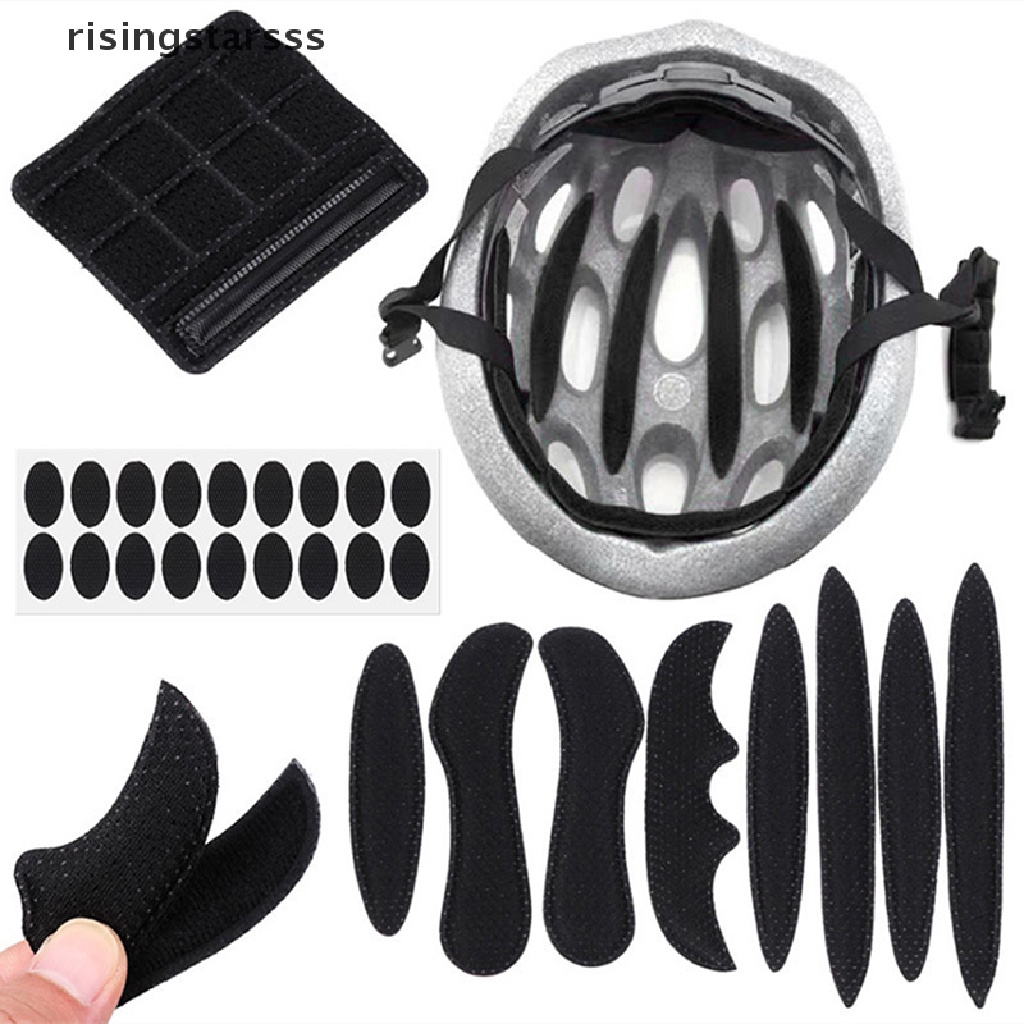 Rsid Span-new 1Set Universal Sepeda/Motor Helm Inner Padding Kit Lining Sponge Pad Set Jelly