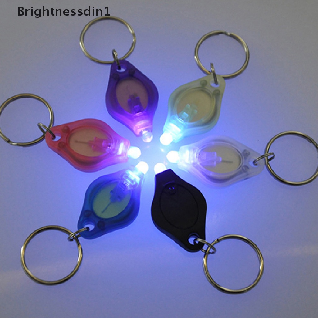 [Brightnessdin1] Portable Keyring Light Torch Mini Senter LED Gantungan Kunci Emergency Camping Lamp Butik
