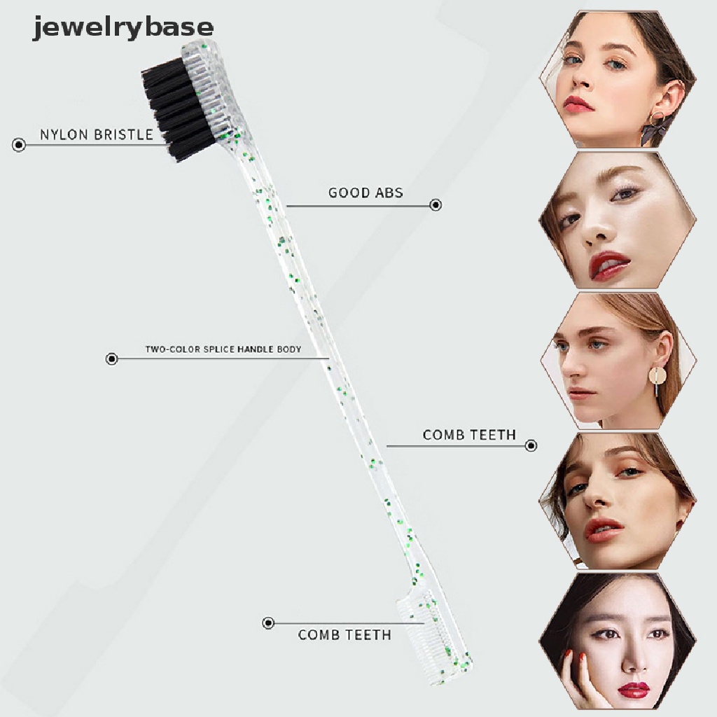 [jewelrybase] Kontrol Tepi Dua Sisi Sisir Rambut Styling Rambut Sisir Alis Butik