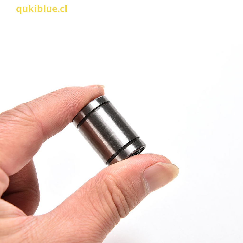 Qukiblue 1PCS Lingkaran Ukir 10mm LM10UU Linear Ball Bearing Bushing 10x19x29mm Baru 1PCS Lingkaran Bertuliskan 10mm Linear Ball Bearing Bushing 10x19x29mm Perak 1PCS Insc