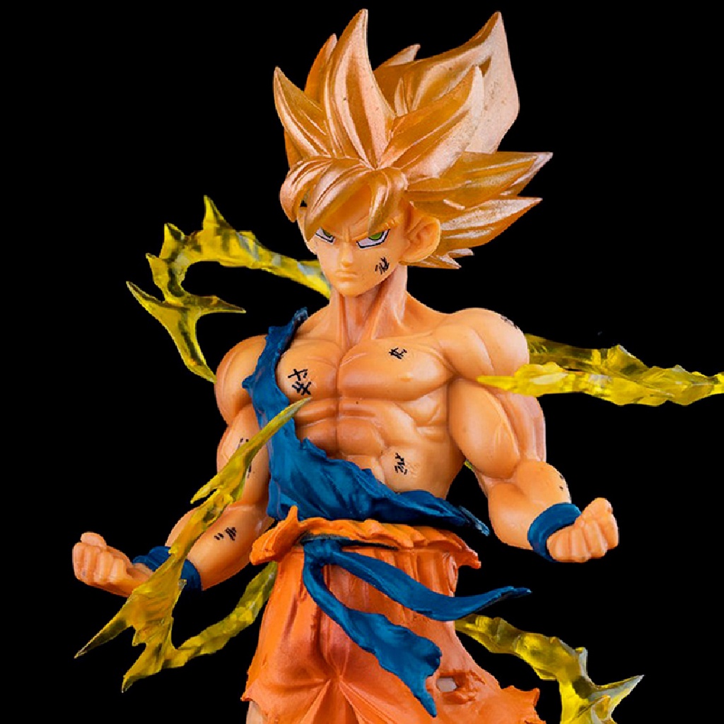 Xo 17cm Son Goku Super Saiyan Figure Anime Dragon Ball Goku DBZ Action Figure Model OL