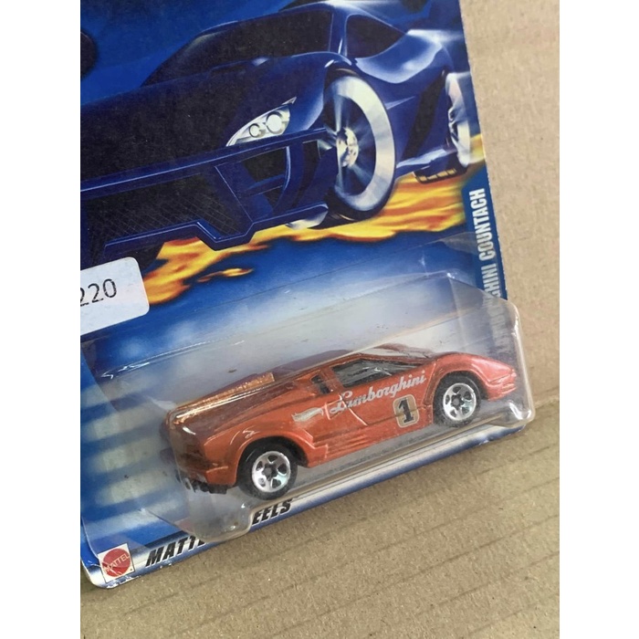 Hotwheels Lamborghini Countach Orange 2002