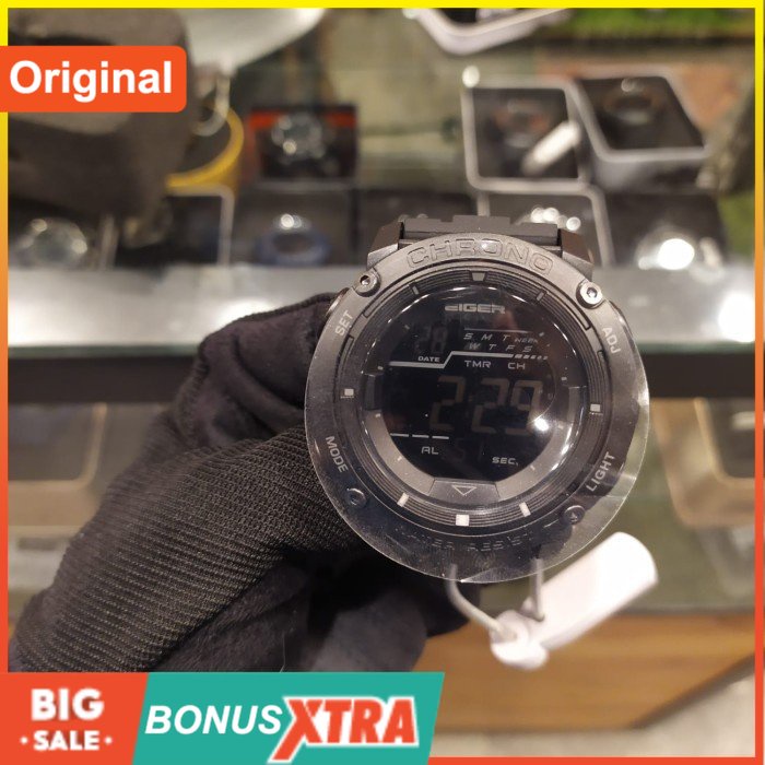 Jam Tangan Digital Eiger ELTRANA Watch 91000 8261 Original Cowok Bdg