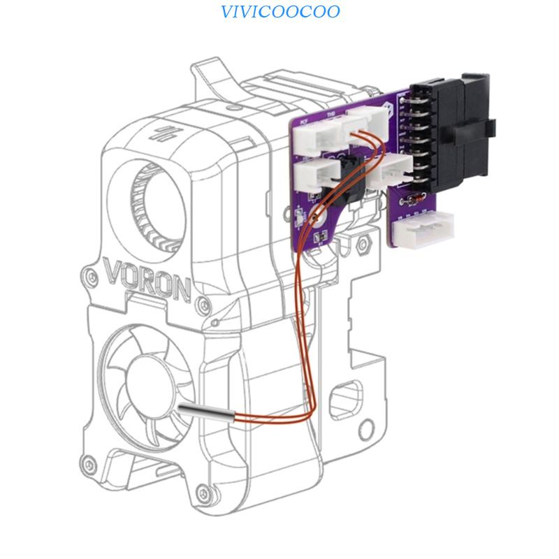 Vivi NTC100Kgeneric Thermistor Sensor Suhu Untuk Filamen Printer 3D 300derajat Hotend Kit3950 NTC100K