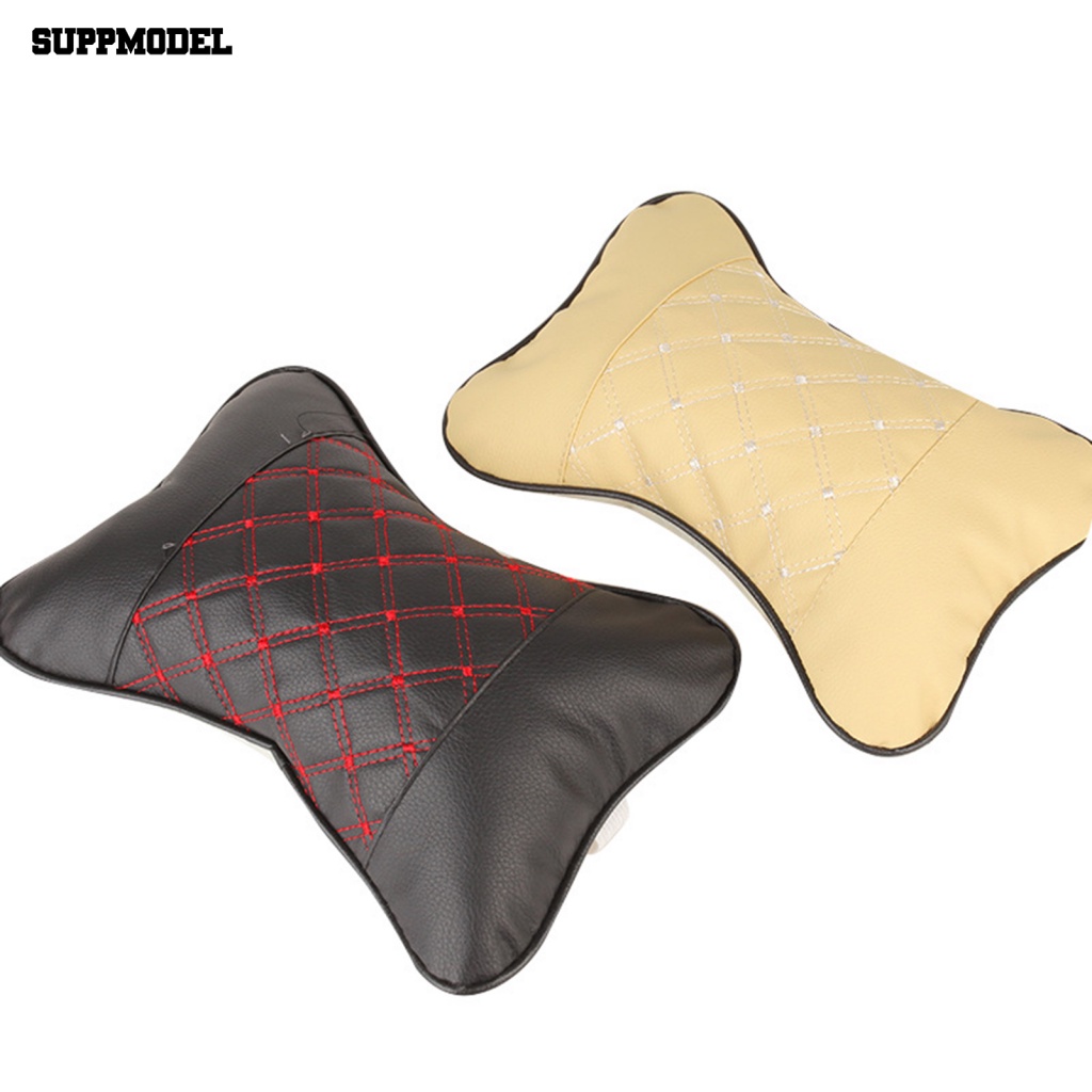 Suppmodel Bantal Sandaran Kepala Mobil Anti Gores Perlengkapan Kendaraan Universal Auto Seat Headrest Pillow Pad Ergonomic