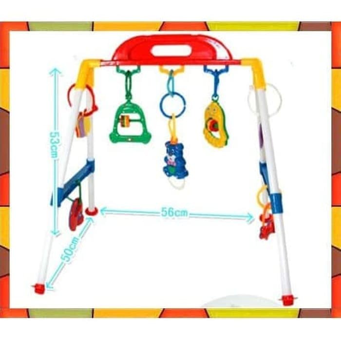 Mainan bayi SIT AND PLAY BABY FITNESS MUSICAL PLAYGYM / Mainan Rattle Bay Musical Play gym