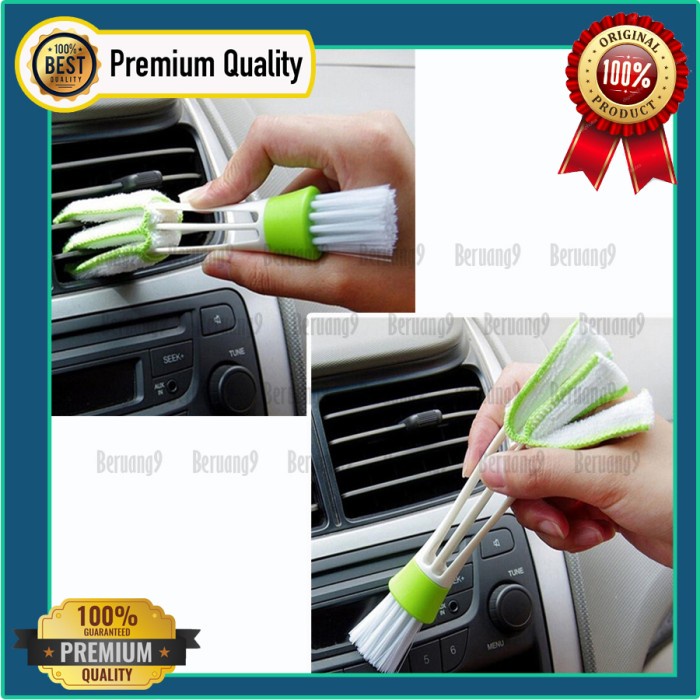 Sikat Pembersih Microfiber Interior Mobil Duster Brush 2 in 1