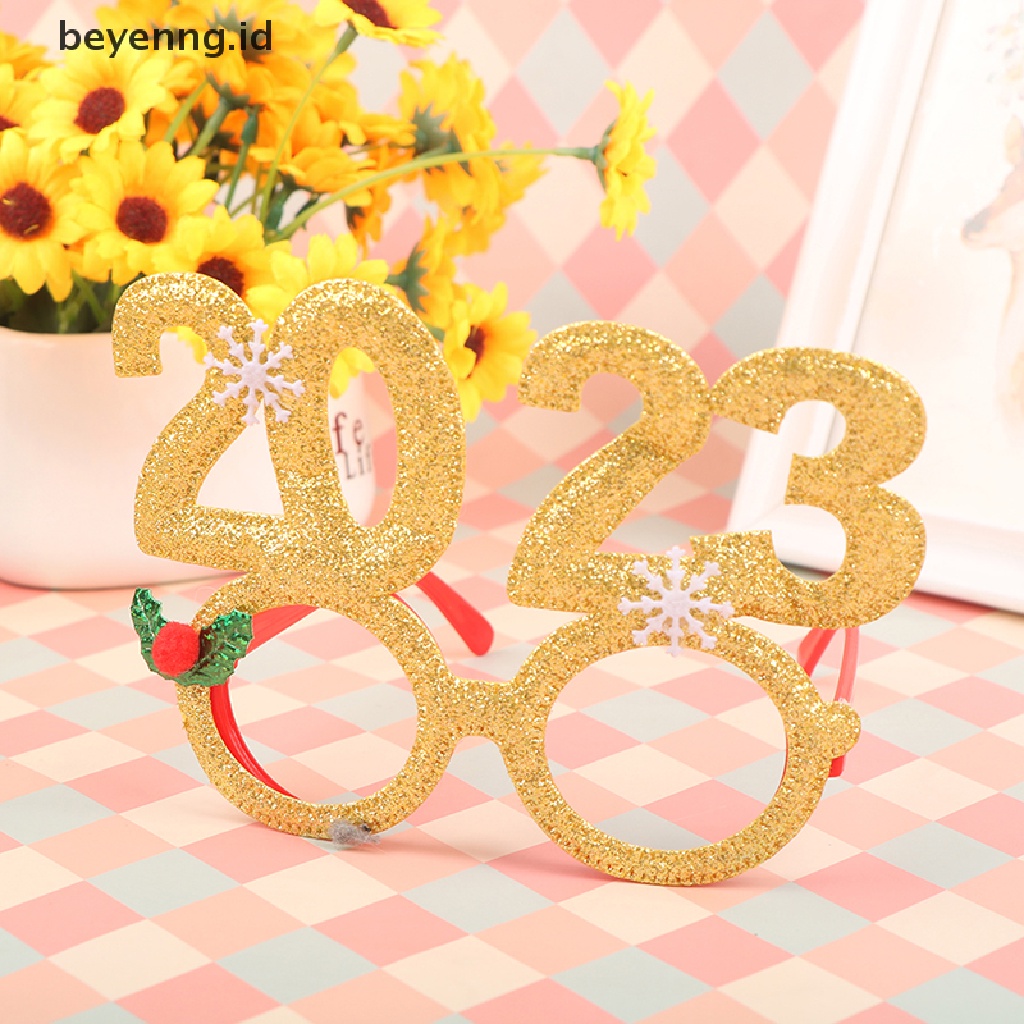 Beyen 2023frame Kacamata New Year Frame Foto Frame Kacamata Prop Dekorasi ID