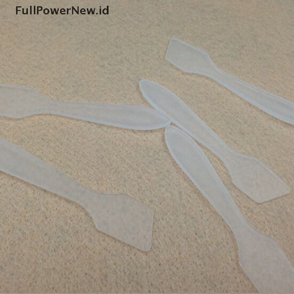 Power Sendok Plastik Untuk Cream Mixing Spatula Spoon Stick Makeup DIY Tools Aksesoris ID