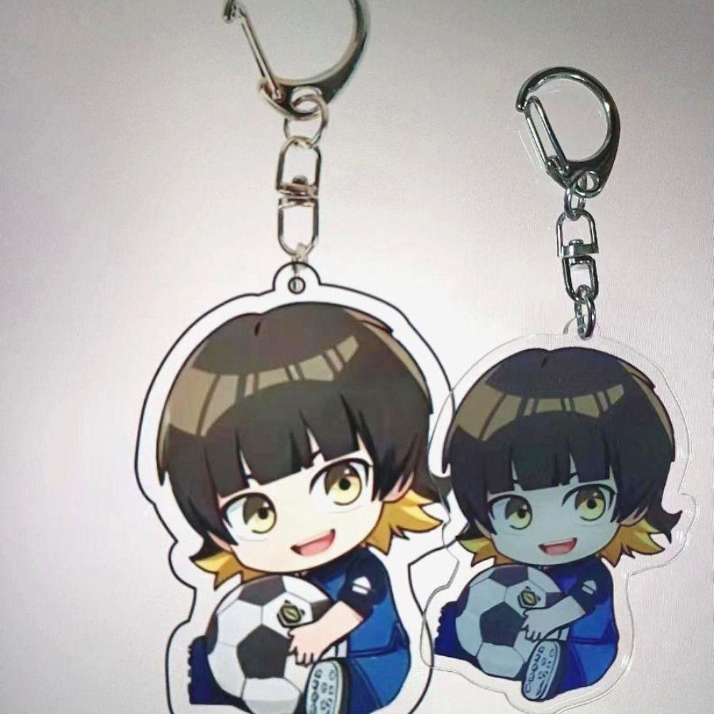 Needway Anime Blue Lock Gantungan Kunci Fashion Pernak Pernik Bachira Chigiri Gantungan Kunci Mobil Tokoh Anime Handbag Charms Handbag Pendant Acrylic Anime Blue Lock Keyring