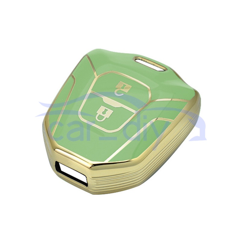 Tpu Key Case Remote Cover Fob Dengan Gantungan Kunci Untuk Isuzu D-MAX 2020-2022 Mu-7 Mu-x Pelindung Shell