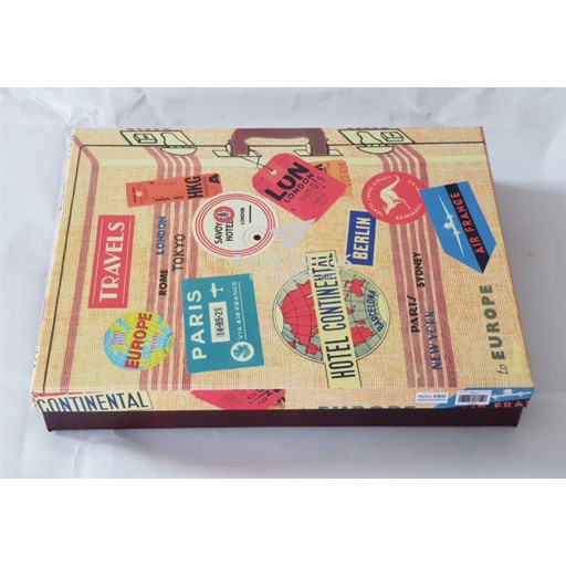 

⭐BISA COD⭐ KOTAK KADO / KOTAK HADIAH / GIFT BOX KEMEJA VINTAGE TRAVELS