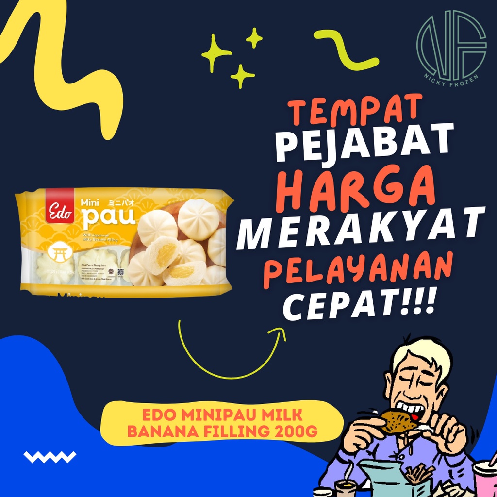 

EDO MINIPAU MILK BANANA FILLING 200 G