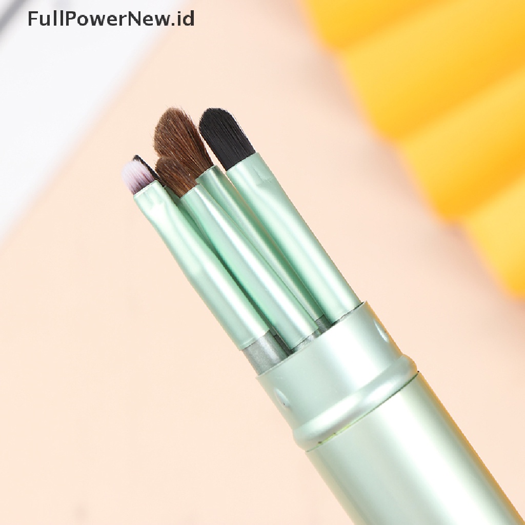 Power 5Pcs Makeup Brush Kit Set Bedak Foundation EyeshadowEyeliner Lip Brush Portable ID
