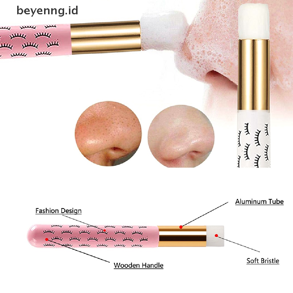 Beyen 5pcs Sikat Pembersih Bulu Mata Lash Shampoo Brush Untuk Eyelash Extensions Brushes ID