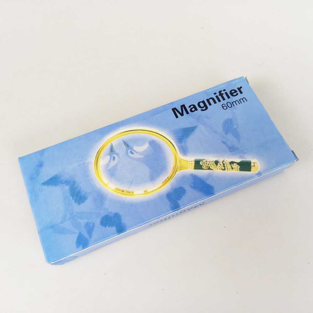 (BISA COD) FTIHSHP Kaca Pembesar Handheld Magnifying Hand Lens Magnifier 60 mm