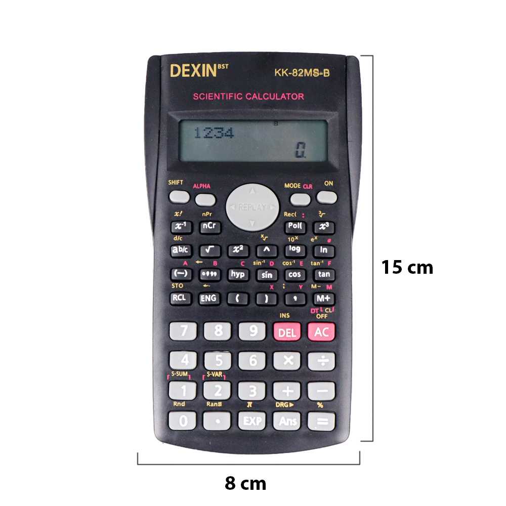 (BISA COD) FTIHSHP DEXIN Kalkulator Elektronik Scientific Calculator - KK-82MS-B