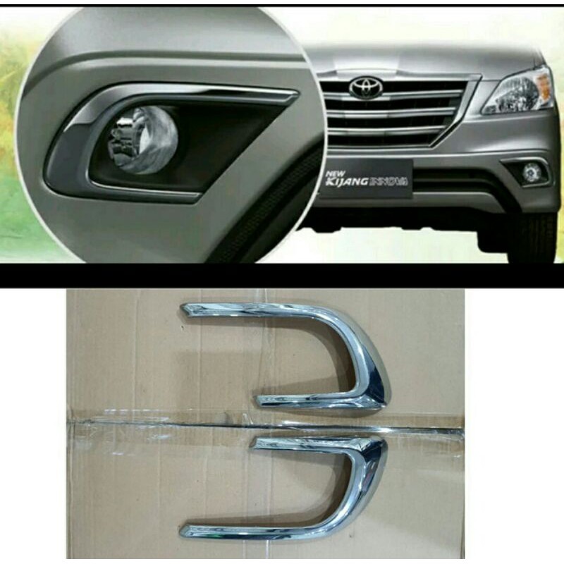 ring Foglamp covor foglamp grand innova 2014-2015 chrome Variasi mobil