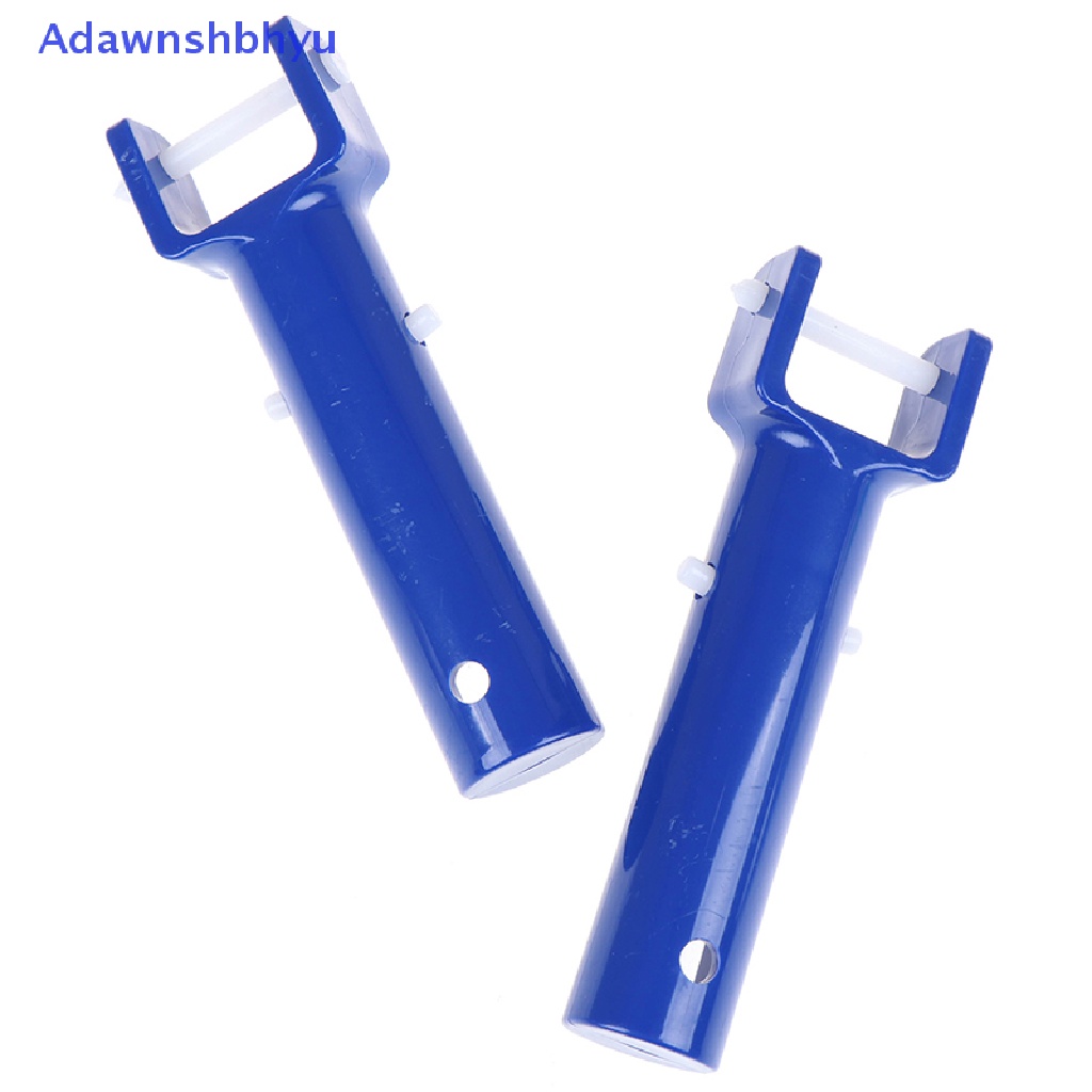 Adhyu 2PCs Vacuum Head Swimming Pool Handle Gagang Dapat Diganti Dengan ID Pembersih Klem V