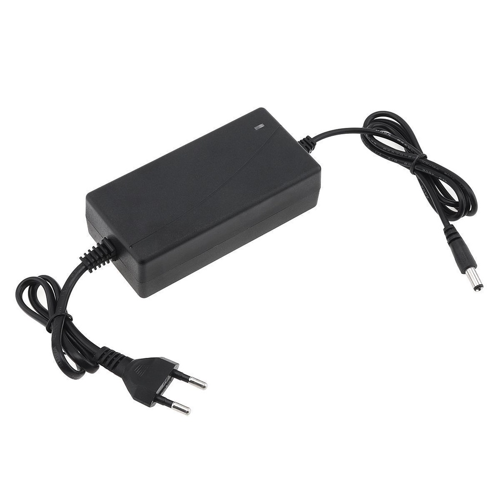 18v 21V Adaptor Daya DC Port Konektor Inline Baterai Lithium Charger Kunci Pas Elektrik/Baterai 18650 Dengan Steker DC 5.5x2.5mm