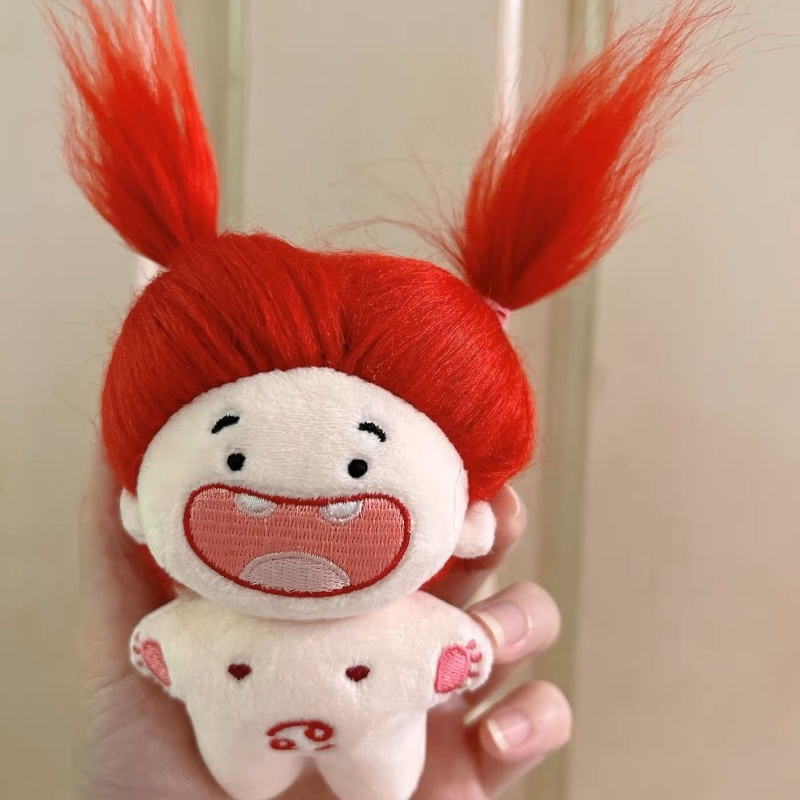 10 cm Lucu Konstelasi Boneka Warna-Warni Rambut Kapas Boneka Mainan Kartun Lucu Dekorasi DIY Boneka Teman Pasangan Hadiah