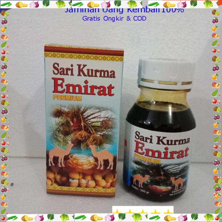 

Sari Kurma Emirat 100% Sari Kurma Murni - penyehat Jantung - obat DBD