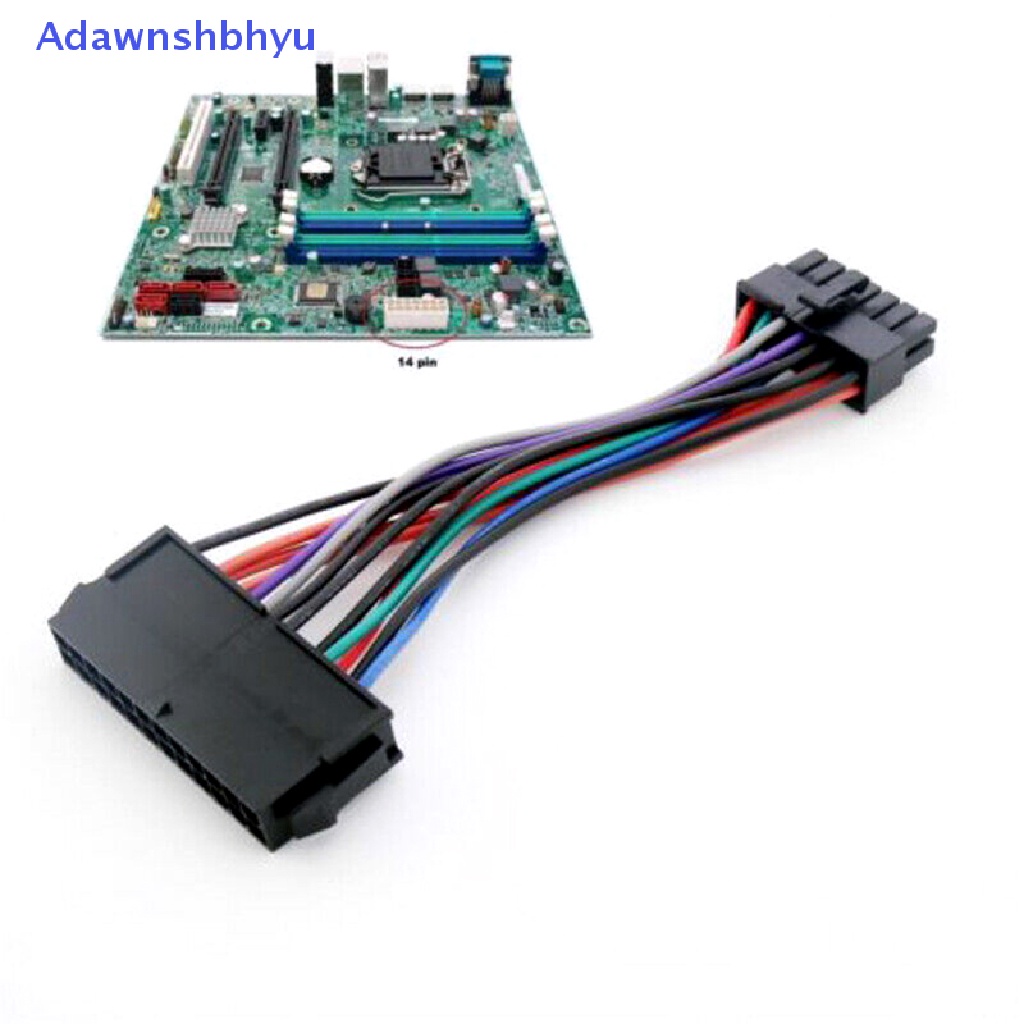 Adhyu 1pcs 24pin Ke 12pin PSU Main Power Supply ATX Adaptor Kabel Untuk Lenovo IBM ID