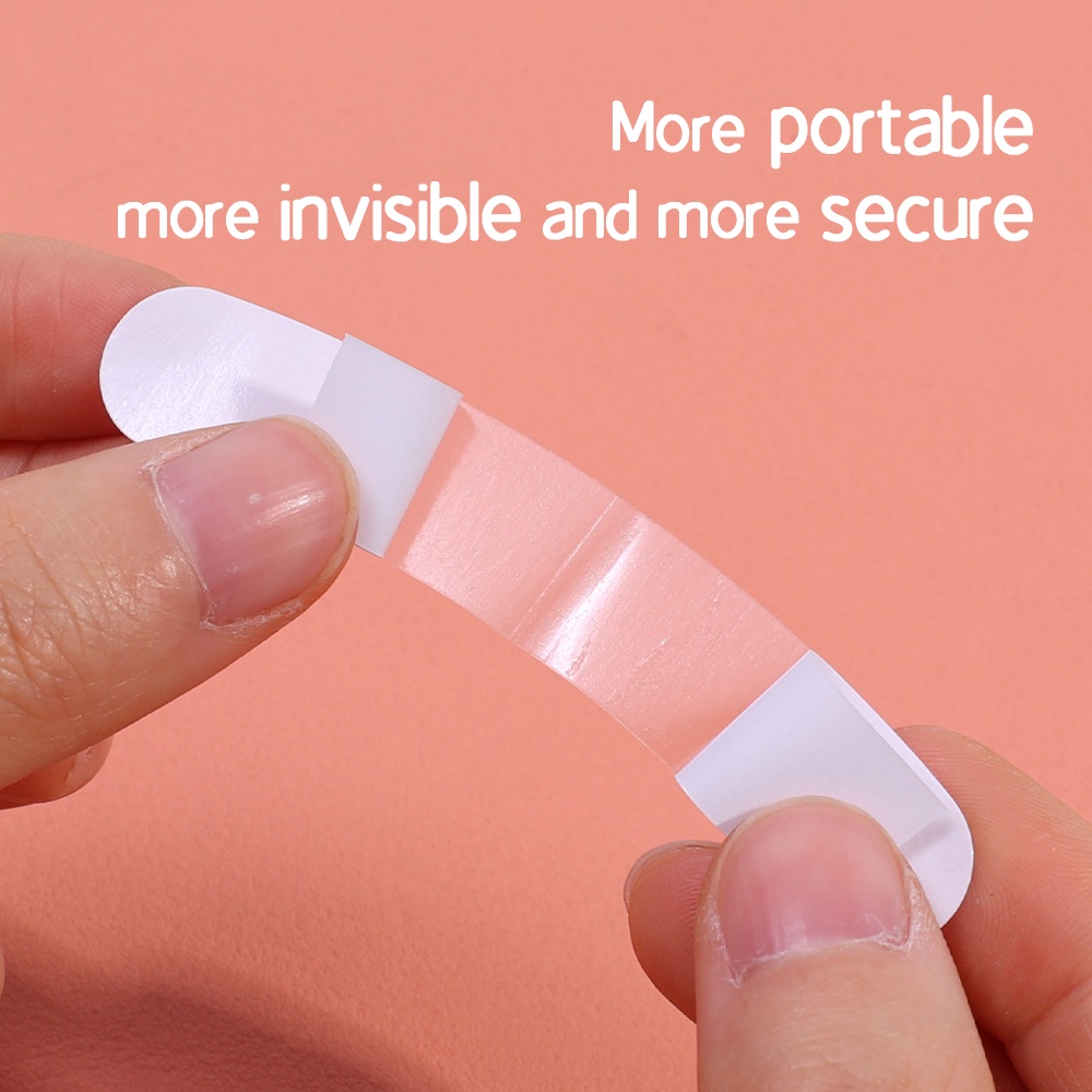 [Hot Sale] Fastening Sweatproof Women Anti-Exposure Double Sided Tape Invisible Self-Adhesive Stiker Untuk Kemeja Dress Kerah Low Cut Body Portable