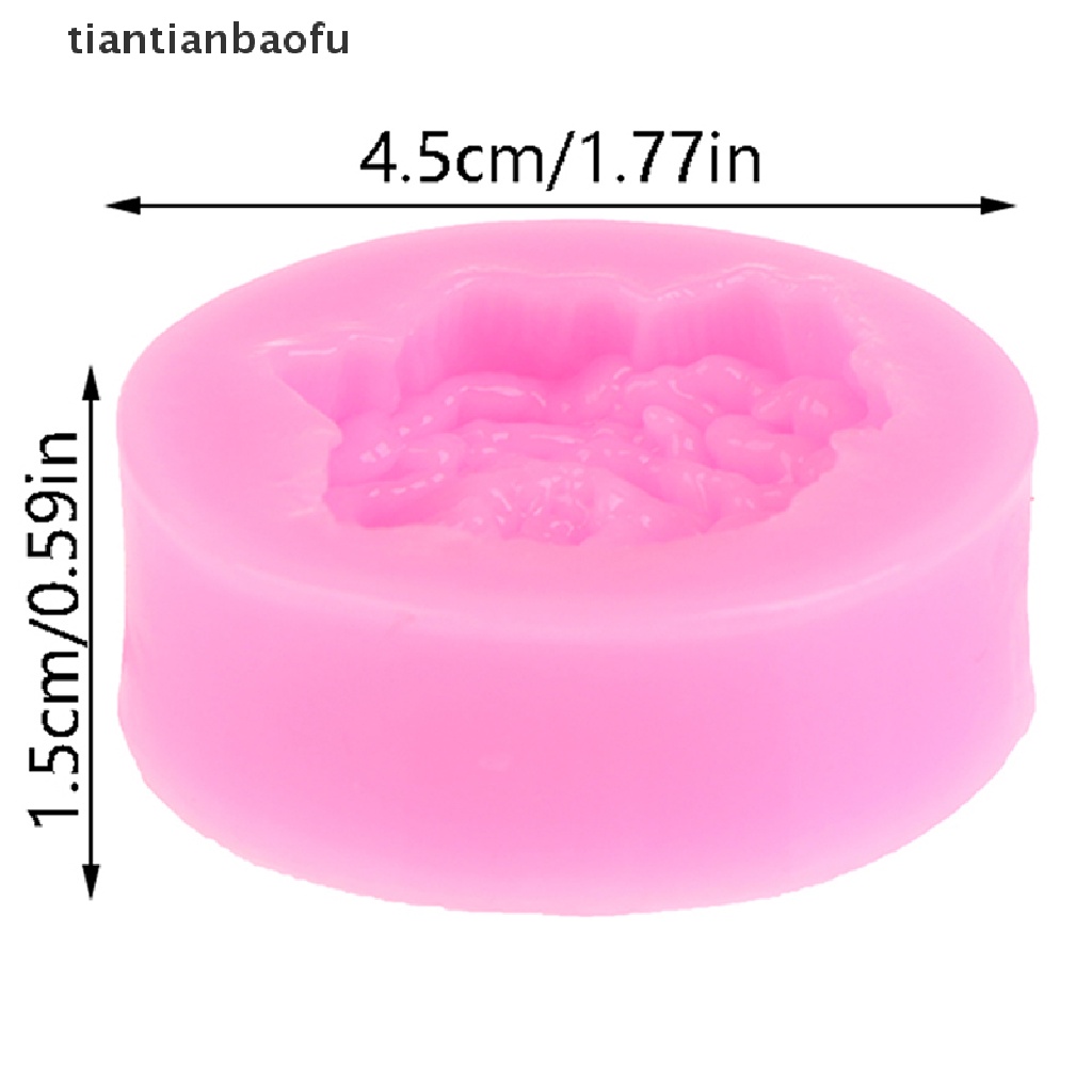 [tiantianbaofu] Cetakan Silikon Fondant Berbentuk Bunga DIY Kue West Point Baking Decorag Mold Butik