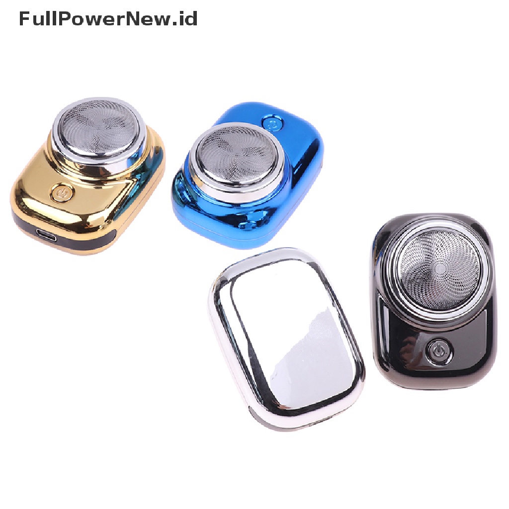 Power Alat Cukur Mini Portable Elektrik Cukur Untuk Pria USB Rechargeable Shaver Home Travel ID